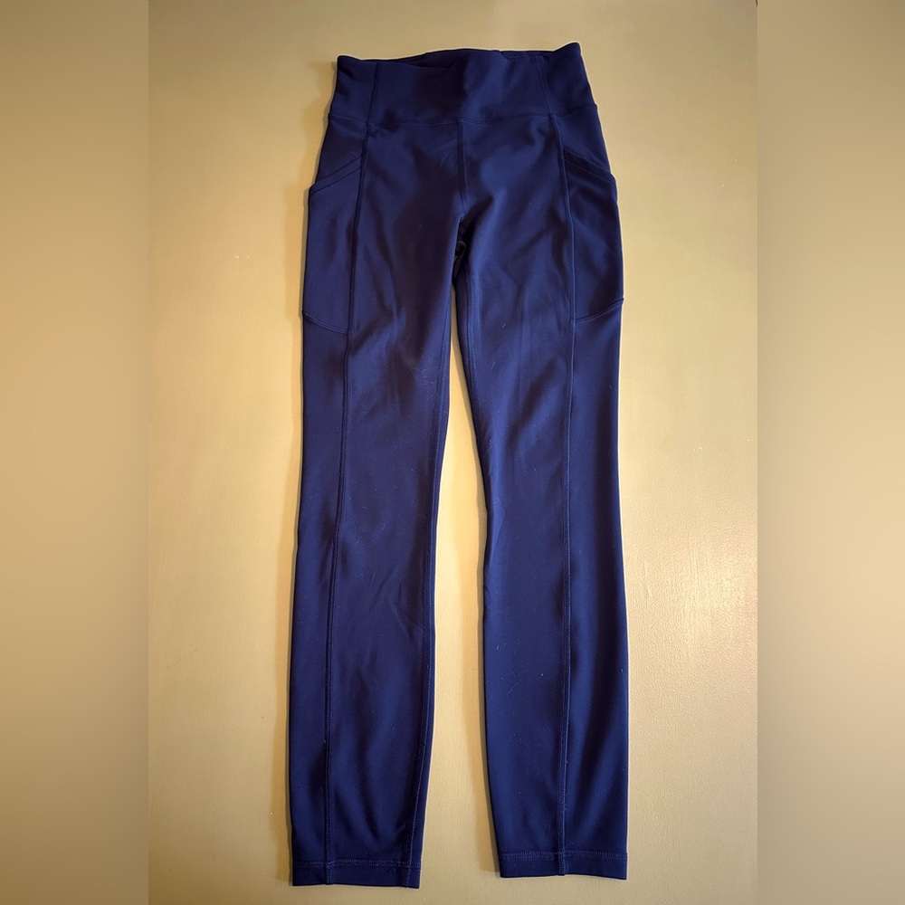 Lululemon Wunder Train High Rise Tights with Pockets  Size 4